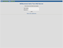 Tablet Screenshot of mail.tura.ch